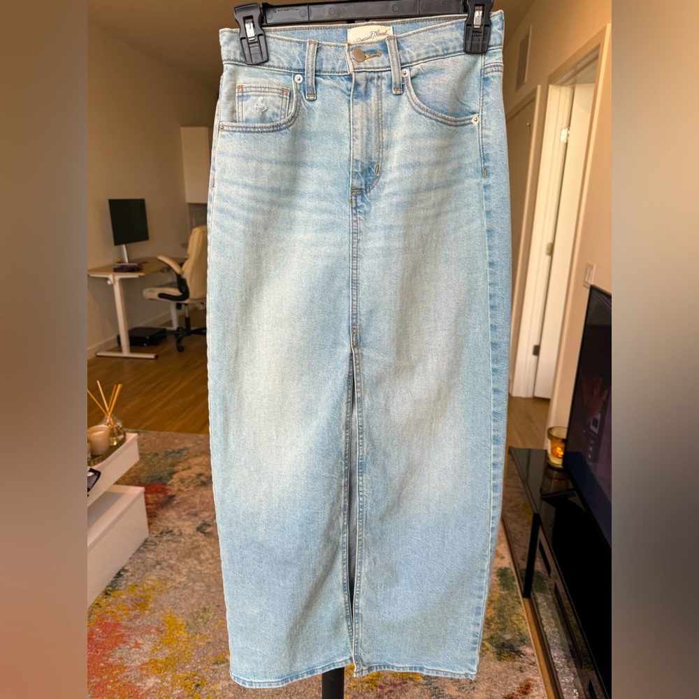 Selling these long Jean skirts